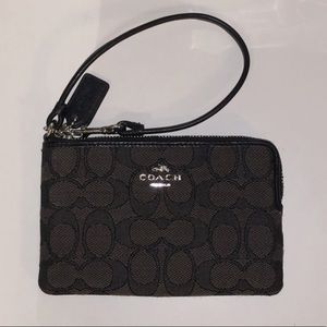 Coach zipper wallet/wristlet
